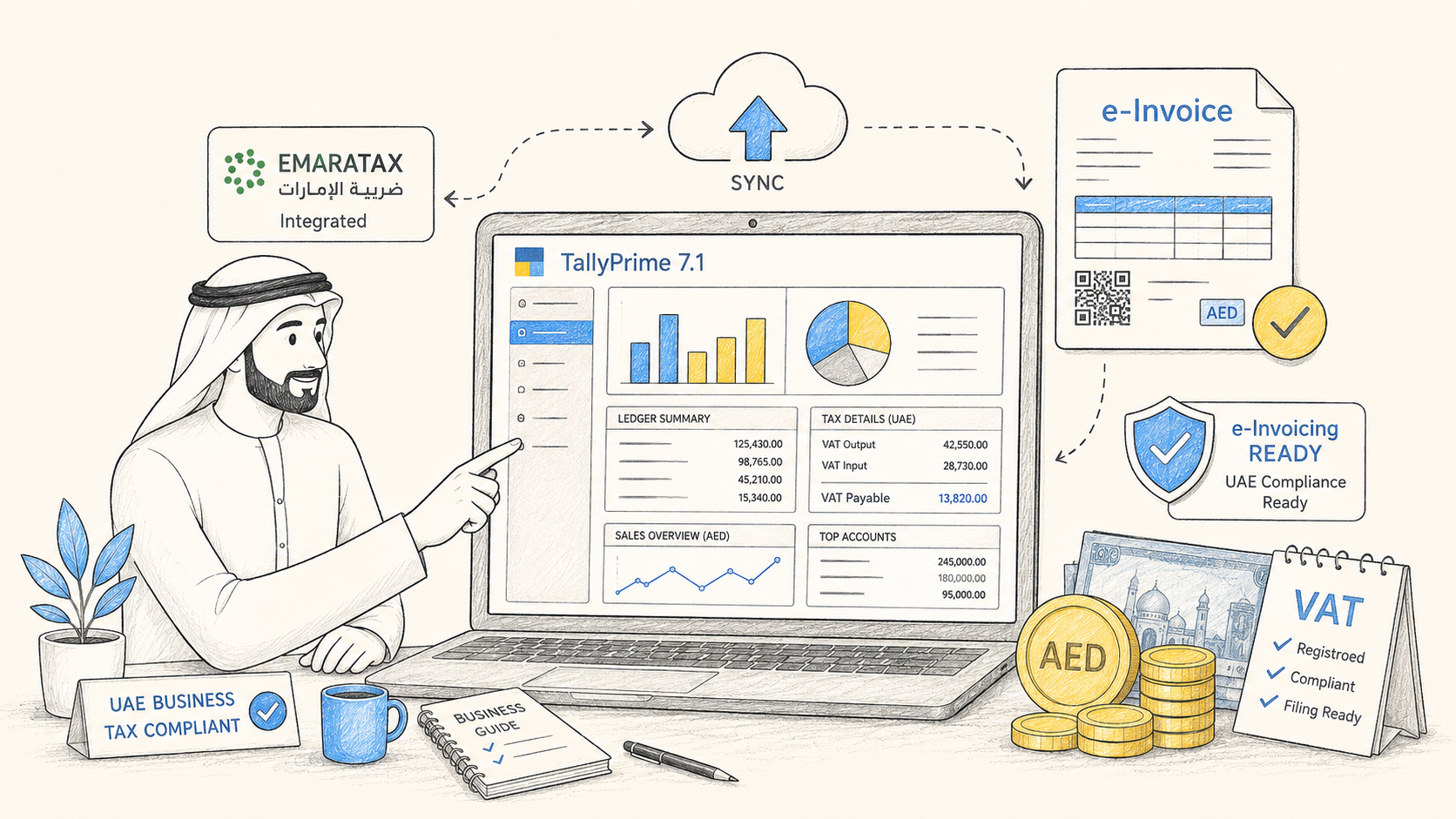 TallyPrime 7.1 EmaraTax Integration