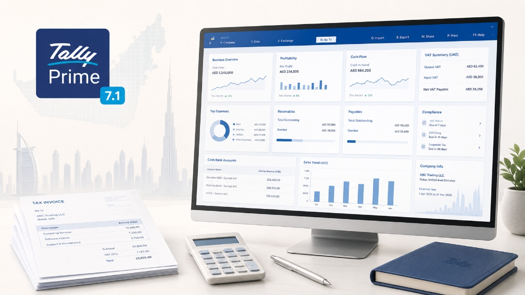 TallyPrime 7.1 Features UAE