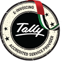 Tally E-Invoicing Accredited Service Provider badge
